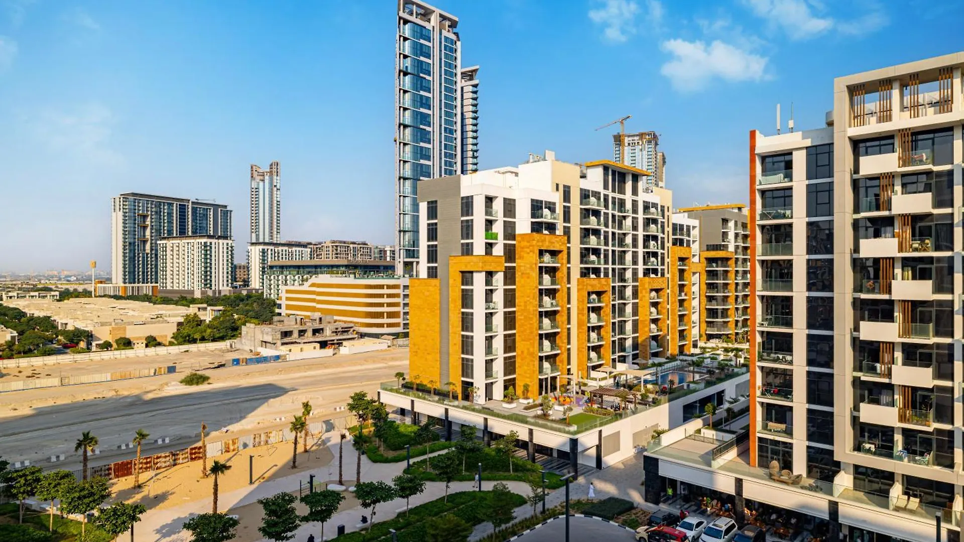 Stylish Bright Studio With Balcony & Cozy Escape Dubaj Zjednoczone Emiraty Arabskie